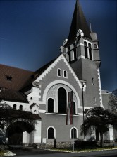 Die evangelische Kirche in Leoben.