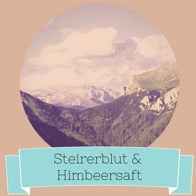 Mein neues Steirerblut & Himbeersaft-Logo für Facebook. Einfach und schnell mit Canva kreiert. 